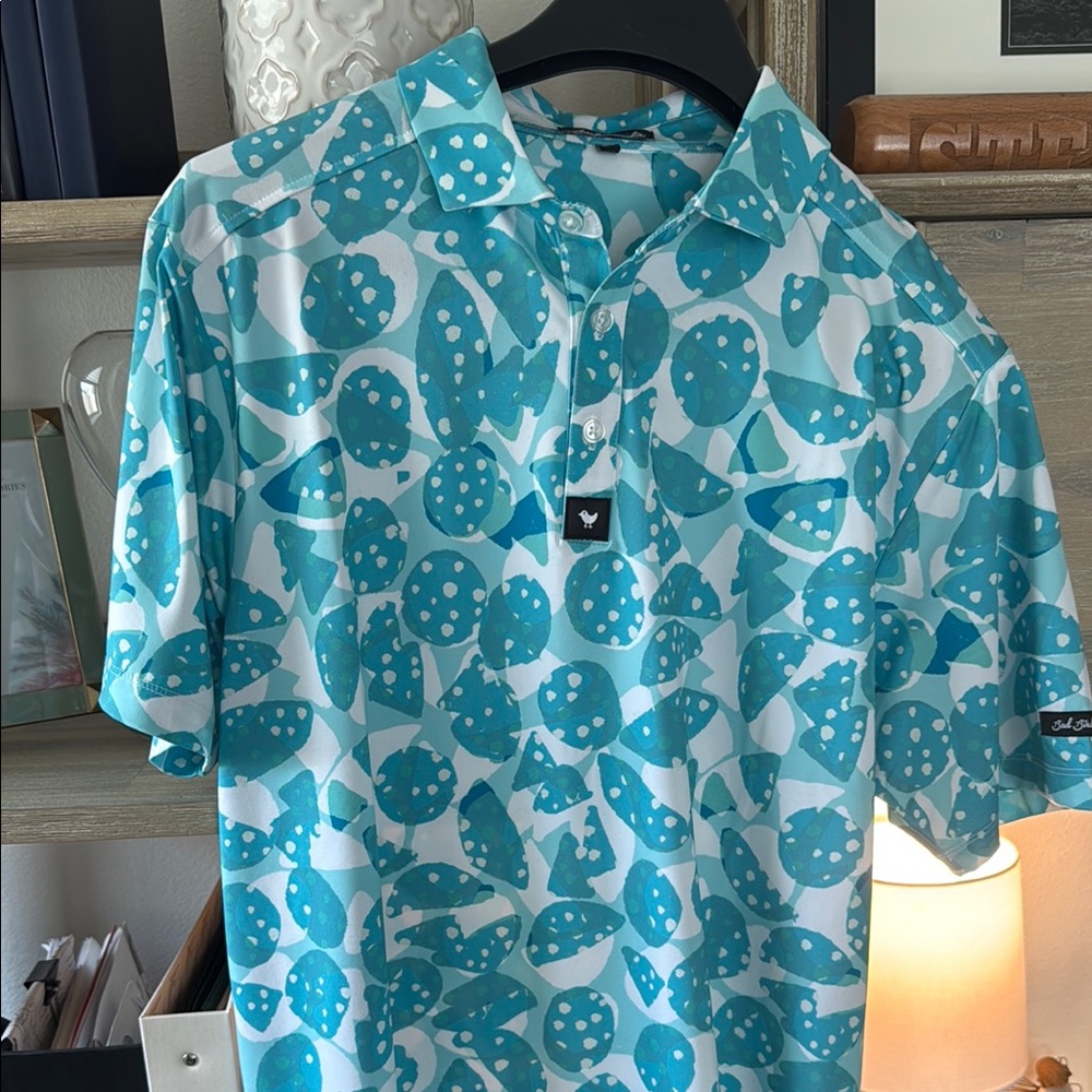 Stylish Blue Patterned Men's Shirt
